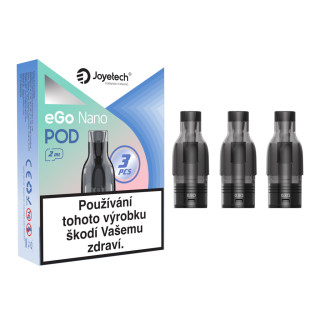 Joyetech eGo Nano 2ml náhradní cartridge 3ks – 1,0ohm