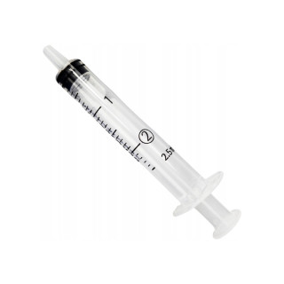 Injekční stříkačka s gumovým pístem – 2,0ml