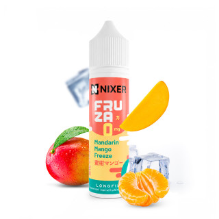 Příchuť Nixer X Fruza S&V: Mandarin Mango Freeze (Ledové mango a mandarinka) – 10ml