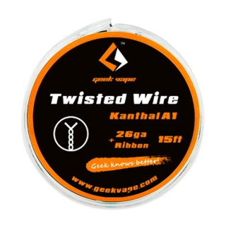 Twisted Kanthal A1 - odporový drát 26GA + Ribbon (5m) - GeekVape
