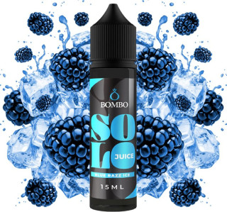 Příchuť Bombo Solo Juice S&V 15 ml Blue Razz Ice (Ledová modrá malina)