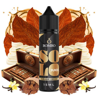 Příchuť Bombo Solo Juice S&V 15 ml Cuban Cream (Doutníkový tabák s krémem)