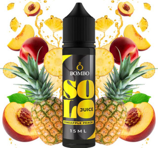 Příchuť Bombo Solo Juice S&V 15 ml Pineapple Peach (Ananas a broskev)
