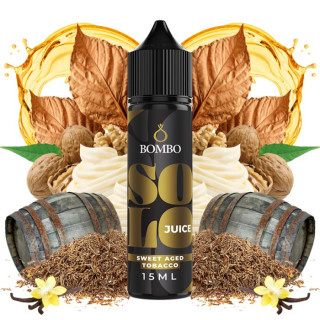 Příchuť Bombo Solo Juice S&V 15 ml Sweet Aged Tobacco (Nasládlá tabáková směs)