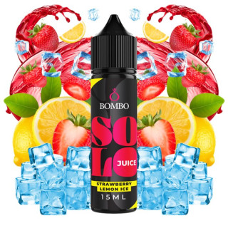 Příchuť Bombo Solo Juice S&V 15 ml Strawberry Lemon Ice (Ledová jahoda s citronem)