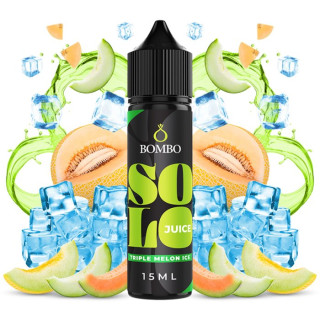 Příchuť Bombo Solo Juice S&V 15 ml Triple Melon Ice (Ledový cukrový meloun)