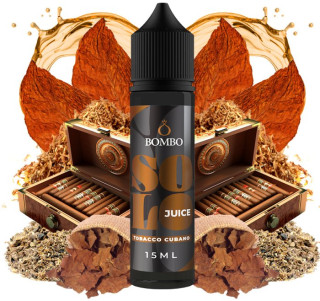 Příchuť Bombo Solo Juice S&V 15 ml Tobacco Cubano (Kubánský doutníkový tabák)