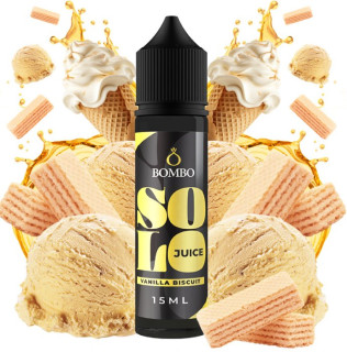Příchuť Bombo Solo Juice S&V 15 ml Vanilla Biscuit (Vanilková sušenka)