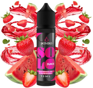 Příchuť Bombo Solo Juice S&V 15 ml Watermelon Strawberry (Vodní meloun a jahoda)