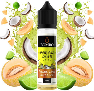 Příchuť Bombo Wailani Juice S&V 15 ml Melon, Lime and Coco (Cukrový meloun, limetka a kokos)