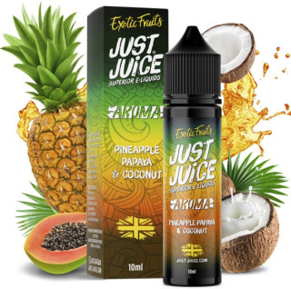 Příchuť Just Juice S&V 10 ml Pineapple, Papaya & Coconut