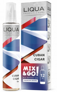Příchuť Liqua Mix&Go 10 ml Cuban Cigar