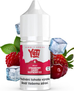 Příchuť Yeti Summit Series S&V 5 ml Strawberry Cherry Raspberry Ice (Ledová jahoda, třešeň a malina)