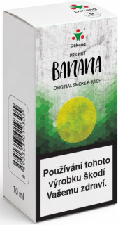 Liquid Dekang Banana 10 ml - 0 mg (Banán)