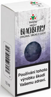 Liquid Dekang Blackberry 10 ml - 0 mg (Ostružina)