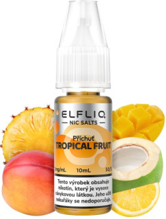 Liquid ELFLIQ Nic SALT Tropical Fruit 10 ml - 10 mg