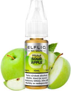Liquid ELFLIQ Nic SALT Sour Apple 10 ml - 20 mg