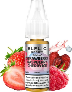 Liquid ELFLIQ Nic SALT Strawberry Raspberry Cherry Ice 10 ml - 20 mg