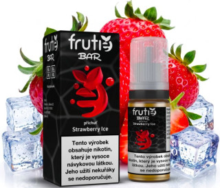 Liquid Frutie BAR Juice - Chladivá jahoda (Strawberry Ice) 10 ml - 10 mg