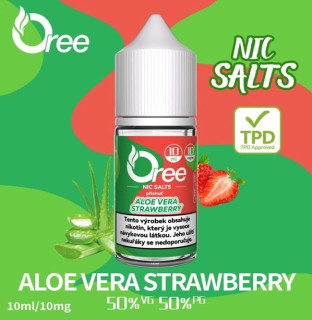 Liquid Oree SALT Aloe Vera Strawberry - Aloe Vera Jahoda 10 ml - 10 mg