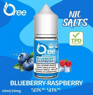 Liquid Oree SALT Blueberry Raspberry - Borůvka a Malina 10 ml - 10 mg