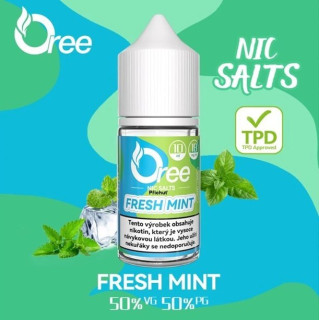 Liquid Oree SALT Fresh Mint - Čerstvá máta 10 ml - 18 mg