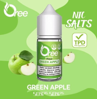 Liquid Oree SALT Green Apple - Zelené jablko 10 ml - 18 mg
