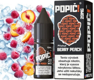Liquid POPIC! Salt Berry Peach 10 ml-20 mg