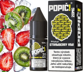 Liquid POPIC! Salt Strawberry Kiwi 10 ml-20 mg