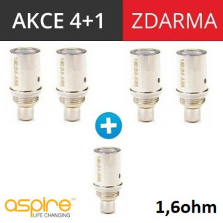 aSpire BVC žhavící hlava 1,6ohm 4+1 zdarma Tip