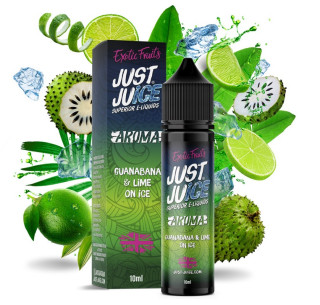 Příchuť Just Juice Shake and Vape - Guanabana & Lime on Ice (Ledová limetka s graviolou) 10ml