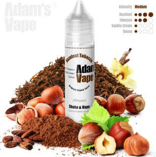 Příchuť Adams vape - Hazelnut Tobacco (Jemný tabák s lískovým oříškem, kakaovým máslem a vanilkou) 10ml