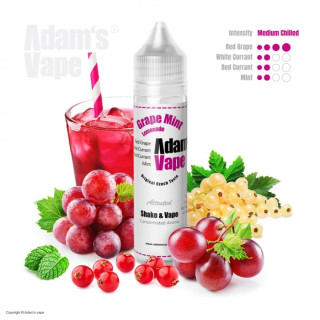 Příchuť Adams vape - Grape Mint Lemonade (Chladivé hrozny s rybízem) 10ml