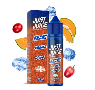Příchuť Just Juice Shake and Vape - ICE Grape & Melon (Ledové hroznové víno & cukrový meloun) 10ml