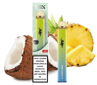 Jednorázová e-cigareta VENIX - Pine Coco-X (Kombinace ananasu a kokosu) 18mg