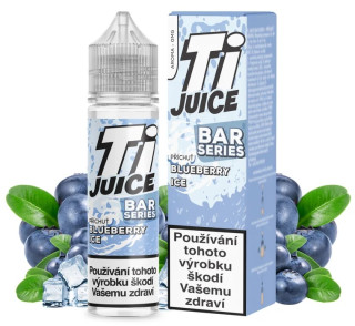 Příchuť Ti Juice Bar Series Shake and Vape - Blueberry Ice (Jemně chladivá borůvka) 10ml