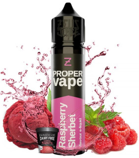 Příchuť Zeus Juice Proper Vape S&V - Raspberry Sherbet (Maliny s šumivým šerbetem) 10ml
