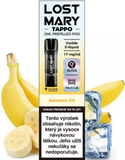 LOST MARY TAPPO Pods cartridge 1Pack - Banana Ice (Ledový banán) 17mg