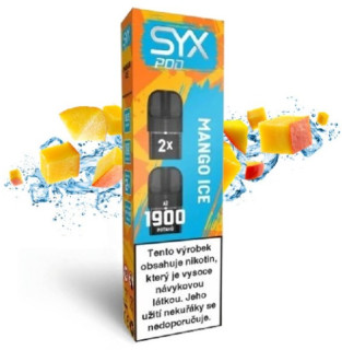 SYX POD cartridge 2Pack - Mango Ice (Ledové mango) 16,5mg
