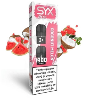 SYX POD cartridge 2Pack - Coconut Melon (Meloun a kokos) 16,5mg