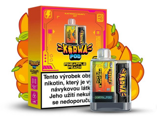 KURA Pod Kit 500mAh - PINEAPPLE PEACH (Ananas a broskev) 20mg