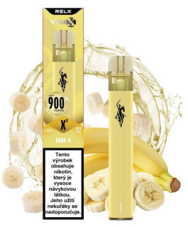 Jednorázová e-cigareta VENIX X2 - Bana-X (Zralý banán) 16mg
