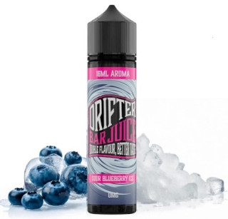 Příchuť Drifter Bar Juice Shake & Vape - Sour Blueberry Ice (Kyselá ledová Borůvka) 16ml