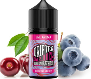 Příchuť Drifter Bar Juice Shake & Vape - Blueberry Cherry (Mix Borůvek a Třešní) 6ml