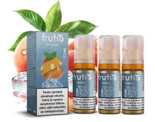 E-liquid Frutie Cool 50/50 - Peach (Broskev) 3x10ml – 6mg