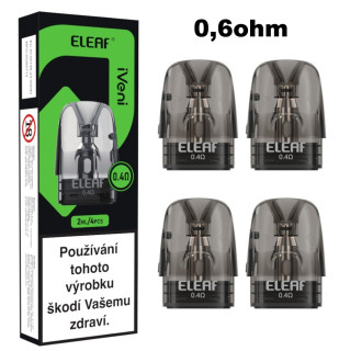 iSmoka-Eleaf iVeni cartridge 0,6ohm 2ml 4ks