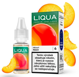 E-liquid LIQUA Elements Peach (Broskev) 10ml – 0mg (exp. 2/2026)