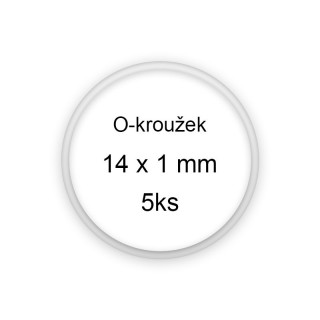 Sada O-kroužků / těsnění 14x1 mm (5ks)