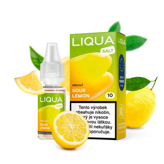LIQUA Salt Sour Lemon (Nakyslý citron) 10ml – 10mg, U