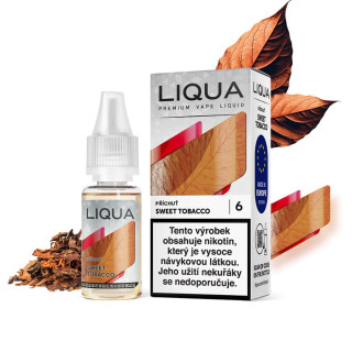 LIQUA Sweet Tobacco (Jemný tabák) 10ml – 0mg, U